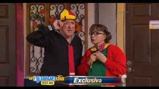 Kiko y la Chilindrina se reconcilian  Un Nuevo Día  Telemundo [upl. by Htial]