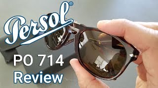 Persol 714 Sunglasses Unboxing amp Review in 4K [upl. by Carolann]