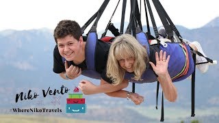 Flight on the Royal Rush Skycoaster At Royal Gorge Bridge and Park [upl. by O'Toole335]