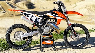 First Ride 2021 KTM 125SX Two Stroke  Motocross Action Magazine [upl. by Botnick]