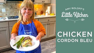 Chicken Cordon Bleu  Amy Roloffs Little Kitchen [upl. by Rowell]