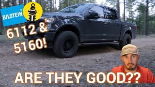 Bilstein 6112 amp 5160 FULL REVIEW on the 2020 F150 for Overlanding [upl. by Nytsirc318]