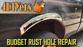 How to Fix Rust Holes on a Budget Using Fiberglass  NO WELDING [upl. by Inot930]