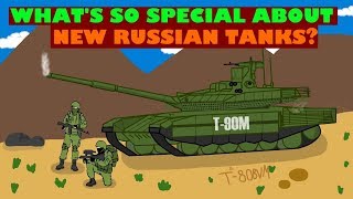 Whats so special about new Russian tanks T90M amp T80BVM tank review [upl. by Ahsiram]