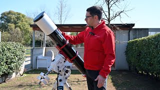 SkyWatcher EVOSTAR 150 ED apochromatic refractor with SESTO SENSO [upl. by Odiug]