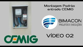 Montagem de novo modelo Padrão CEMIG Trifásico  Vídeo 02 [upl. by Dustan731]