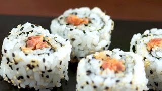 How to Make Inside Out Sushi Rolls [upl. by Shear]