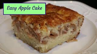 Easy Apple Cake Recipe  How to Make the Easiest Apple Cake [upl. by Patrica]