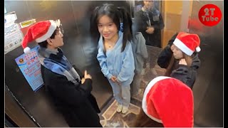 2T Asia Elevator Prank 9 Eng Sub [upl. by Lrad519]