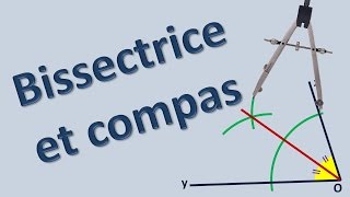 Comment Tracer une Bissectrice FACILEMENT avec un Compas et une Règle  📐 [upl. by Maribeth]