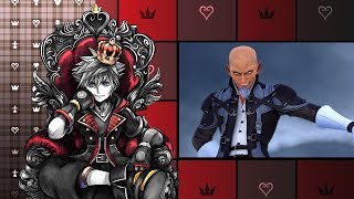 KINGDOM HEARTS 3  Ansem Xemnas amp Young Xehanort  Battle amp Music Montage [upl. by Seagrave]