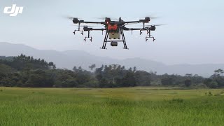 DJI  Agras T16  Agricultural Spraying Drone [upl. by Eldridge643]