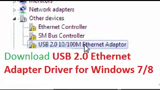 Download RD9700 USB20 to Fast Ethernet Adapter driver for Windows 7  8 [upl. by Zsamot]