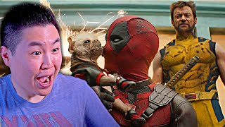 DEADPOOL amp WOLVERINE OFFICIAL TRAILER REACTION [upl. by Fennie276]