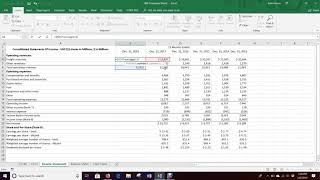 Pro Forma Income Statement Percent of Sales Excel 2016 [upl. by Sigsmond]