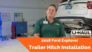 2018 Ford Explorer Trailer Hitch Installation [upl. by Hepzi271]