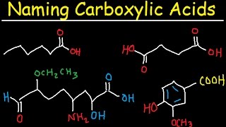 Naming Carboxylic Acids  IUPAC Nomenclature  Organic Chemistry [upl. by Corene]