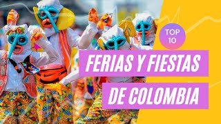 10 Ferias y Fiestas de Colombia  Fiestas Colombianas  Colombia Tierra Querida [upl. by Onil216]