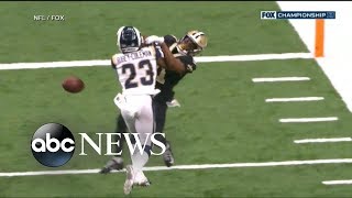 NFL slammed over bad call in Saints playoff game [upl. by Cart674]