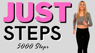 🔥ONLY STEPS WORKOUT for LAZY DAYS🔥5000 STEPS WORKOUT🔥CALORIE BURN FOR LAZY DAYS🔥REGULARSIDE STEPS🔥 [upl. by Herstein]