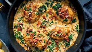 Creamy Chicken Dijon Recipe [upl. by Anwahsal599]