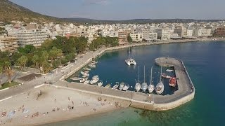 Loutraki Coastline Corinth Greece [upl. by Gebler]