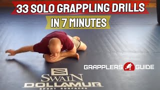 33 Solo Grappling BJJ Drills in 7 Minutes  Jason Scully [upl. by Hollenbeck]