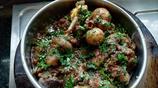 Nati Koli chicken fry in Kannada recipe [upl. by Orhtej844]