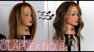 How To Use Olaplex No 8  The BEST Deep Conditioning Treatment [upl. by Sinai233]