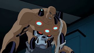 Luthor Turns into Brainiac  Justice League Unlimited [upl. by Nauqyaj]