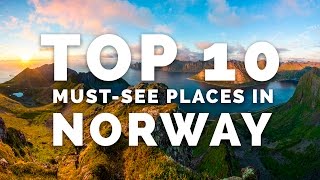 TOP 10 MUSTSEE PLACES IN NORWAY  A Photographers Guide [upl. by Lrak]