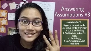 Answering Assumptions3  Civil Service Exam Review [upl. by Yhpos]