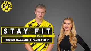 Stay fit  with Erling Haaland amp Pamela Reif  Episode 5 [upl. by Hiett]