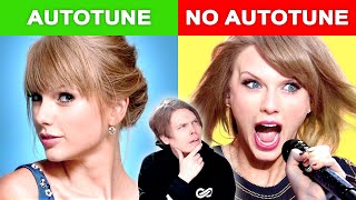 Autotune vs No Autotune Taylor Swift Maroon 5 amp MORE [upl. by Sevein938]