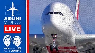 LIVE Los Angeles LAX Airport Plane Spotting  Airline Videos [upl. by Nohtiek]