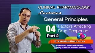 General Principles of Pharmacology Ar  04  variation in drug response  Part2 [upl. by Skippie]