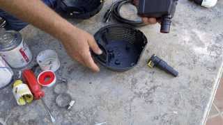 Patio Pond with Bog Filter  Pond Pump Installation amp Maintenance  Part 5 [upl. by Amihc]