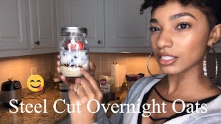 How to make Steel Cut Overnight Oats Yummy Recipe [upl. by Rajewski]