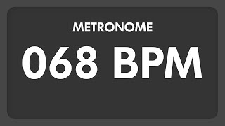 68 BPM  Metronome [upl. by Ingar]