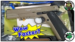 COLT 1911A1 22LR Rail Gun First Impressions [upl. by Shulem]