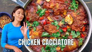 How to Make Chicken Cacciatore  The Mediterranean Dish [upl. by Arielle]