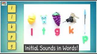 Initial  Beginning sounds for Kids [upl. by Bakki316]