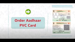 How to order Aadhaar PVC card from UIDAI website [upl. by Livvy]