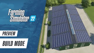 Preview The new build mode in Farming Simulator 22 [upl. by Aniv]