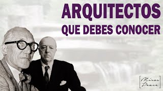 🏆Top 10 ARQUITECTOS Famosos  INVENTARON la ARQUITECTURA [upl. by Guillaume346]