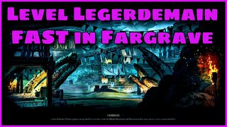 ESO Leveling Legerdemain Fast Updated Fargrave Route [upl. by Rebane163]