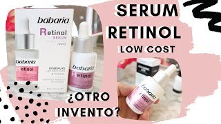 NOVEDAD SERUM RETINOL LOW COST BABARIA  ARRUGAS MANCHAS FLACIDEZ ACNÉ [upl. by Johan628]