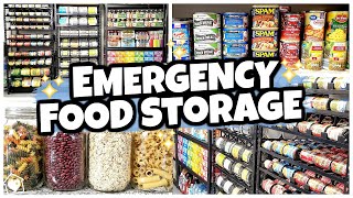 20 Foods I Keep in MY SECRET PREPPER PANTRY Food Storage 101 [upl. by Ahsinuq]