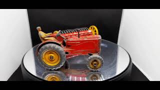 Restoration Dinky toys Massey Harris tractor and hay rake [upl. by Barnard205]