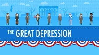 The Great Depression Crash Course US History 33 [upl. by Edia]